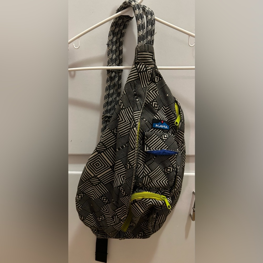 Geometric Kavu Rope Sling Bag